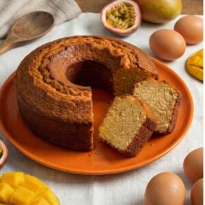 Rosca de mango y maracuyá